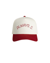 Load image into Gallery viewer, Always Smile Two-Tone Hat - Curved Logo