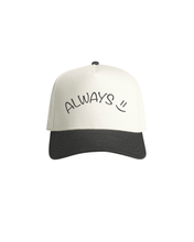 Load image into Gallery viewer, Always Smile Two-Tone Hat - Curved Logo