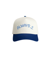 Load image into Gallery viewer, Always Smile Two-Tone Hat - Curved Logo
