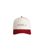 Load image into Gallery viewer, Always Smile Two-Tone Hat
