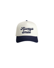 Load image into Gallery viewer, Always Smile Two-Tone Hat
