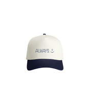 Load image into Gallery viewer, Always Smile Two-Tone Hat
